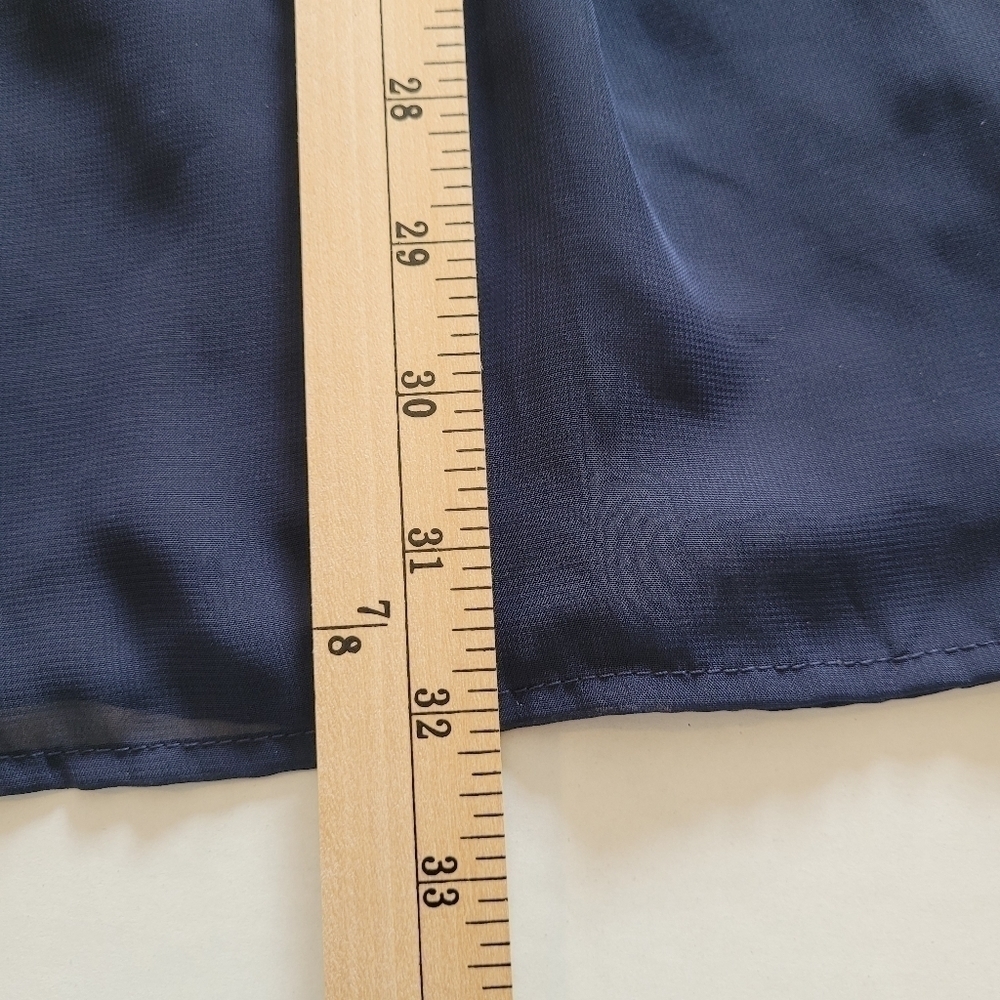 Bongo Embroidered Blue Sheer Sleeve Dress Sz S Juniors - Picture 11 of 15